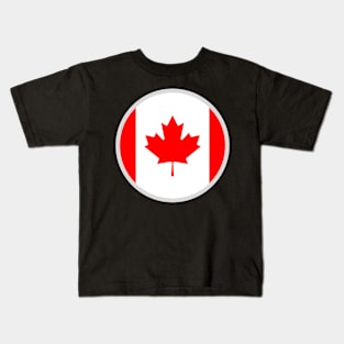 Wear Your Canadian Pride with a Pin: The Maple Leaf Enamel Pin Kids T-Shirt